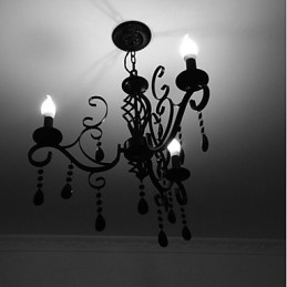 Lampada di cristallo 3 luci moderne semplici novità illuminazione