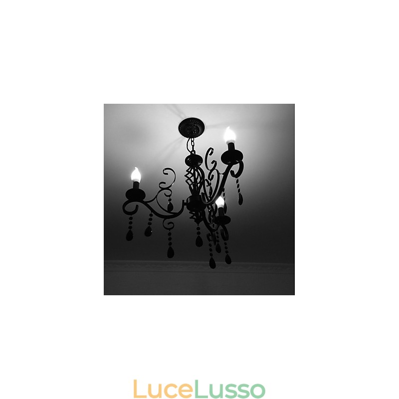 Lampada di cristallo 3 luci moderne semplici novità illuminazione