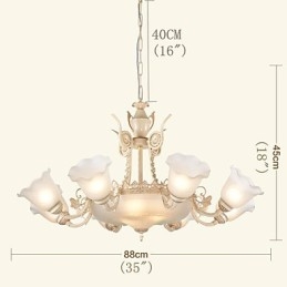 Caratteristica della pittura classica tradizionale per il lampadario in metallo in stile mini