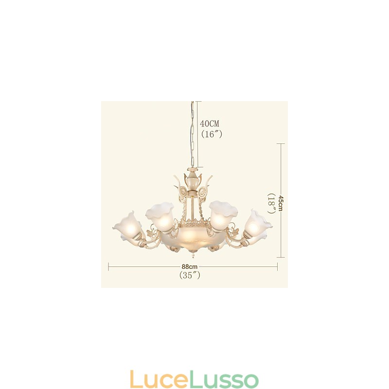Caratteristica della pittura classica tradizionale per il lampadario in metallo in stile mini