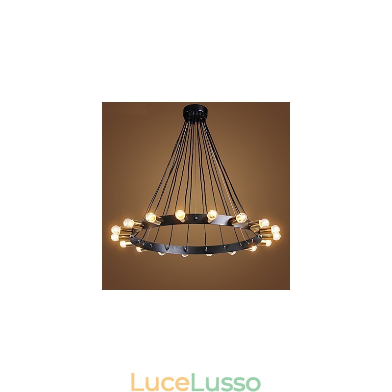 Lampadario creativo nordico Retro Industria Penthouse