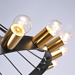 Lampadario creativo nordico Retro Industria Penthouse