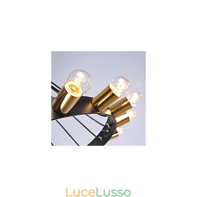 Lampadario creativo nordico Retro Industria Penthouse