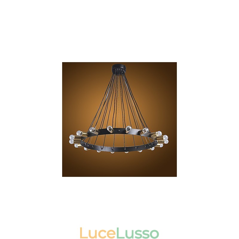 Lampadario creativo nordico Retro Industria Penthouse