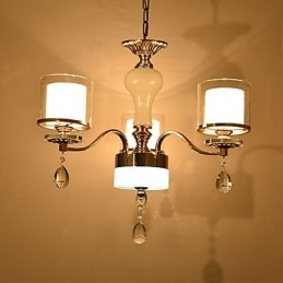 Caratteristica elettrolitica moderna e contemporanea per lampadario in metallo di cristallo