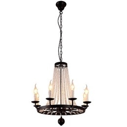 Lampadario a 8 luci moderno contemporaneo tradizionale classico rustico lodge vintage retrò lanterna tamburo paese isola globo ciotola