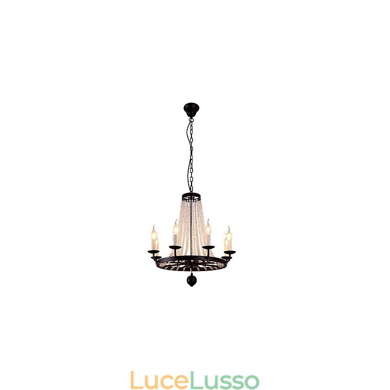 Lampadario a 8 luci moderno contemporaneo tradizionale classico rustico lodge vintage retrò lanterna tamburo paese isola globo ciotola