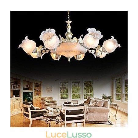Lampadario Tradizionale Classico Vintage Retro Metallo Lampadario Tradizionale Classico Vintage Retro Metallo