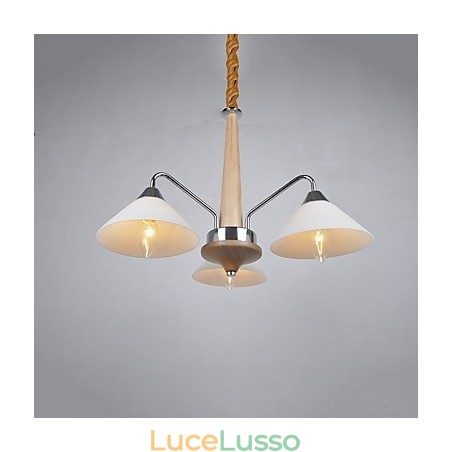Moderno contemporaneo country elettroplaccato caratteristica per lampadario in legno e bambù Moderno contemporaneo country elettroplaccato caratteristica per lampadario in legno e bambù