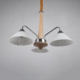 Moderno contemporaneo country elettroplaccato caratteristica per lampadario in legno e bambù