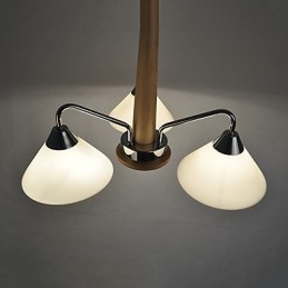 Moderno contemporaneo country elettroplaccato caratteristica per lampadario in legno e bambù