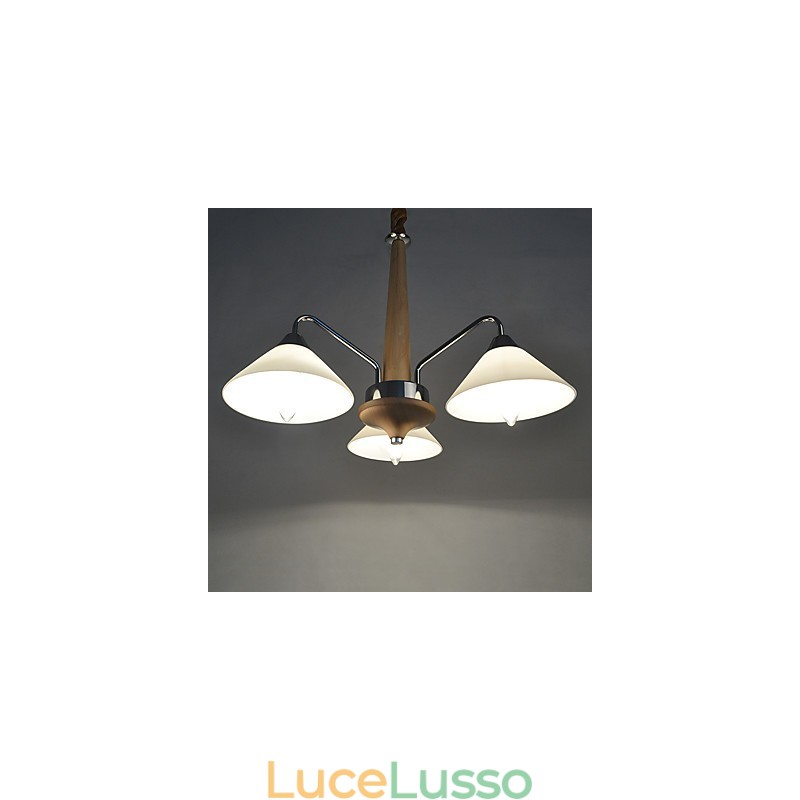Moderno contemporaneo country elettroplaccato caratteristica per lampadario in legno e bambù