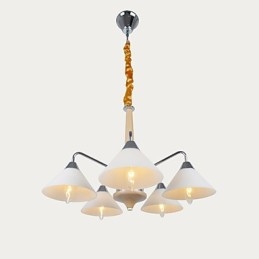 Lampadario moderno contemporaneo a 5 luci per