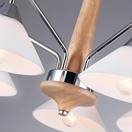 Lampadario moderno contemporaneo a 5 luci per