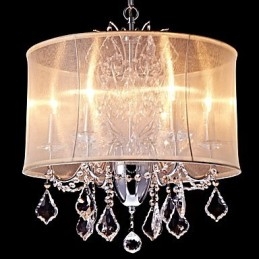 Moderno Contemporaneo Tradizionale Classico Country Cromo Caratteristica per Cristallo Mini Stile Designer Lampadario in Metallo