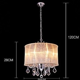 Moderno Contemporaneo Tradizionale Classico Country Cromo Caratteristica per Cristallo Mini Stile Designer Lampadario in Metallo