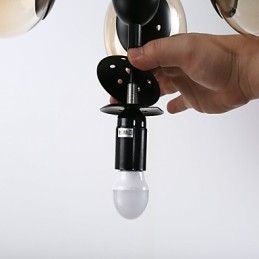 Caratteristica della pittura retrò classica tradizionale per il lampadario in metallo in stile mini