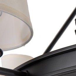 Lampadario a 8 luci a filo, una luce, due stili, moderno, contemporaneo, tradizionale, classico, rustico, dipinto