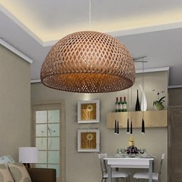 Lampadario in bambù creativo vintage per la casa