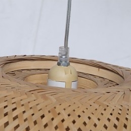 Lampadario in bambù creativo vintage per la casa
