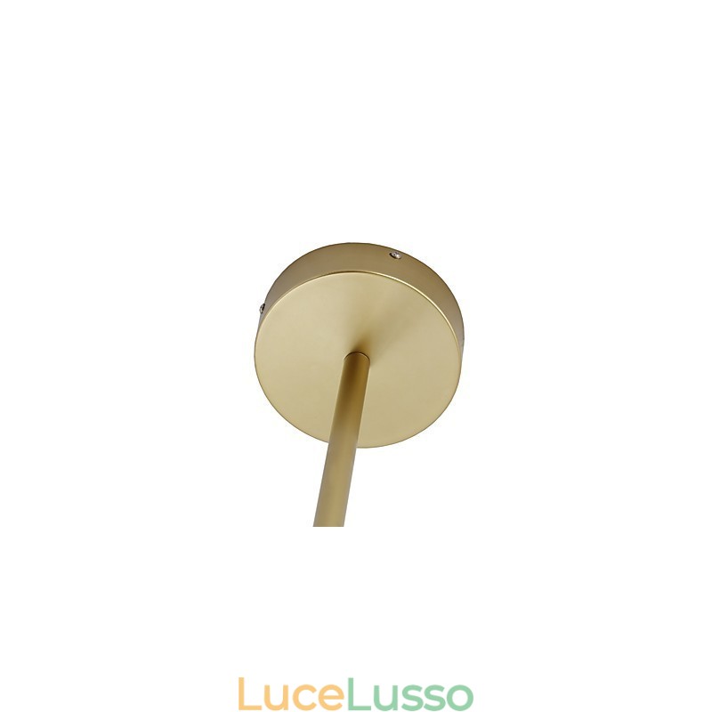 Lampada a sospensione in metallo e vetro in stile europeo moderno a dieci luci, lampadario industriale per decorare l'atrio
