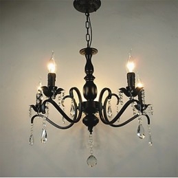 Illuminazione di novità Lampada in ferro battuto in stile europeo Originalità Individualità Decorazione Lampada a candela Lampadario