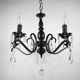 Illuminazione di novità Lampada in ferro battuto in stile europeo Originalità Individualità Decorazione Lampada a candela Lampadario