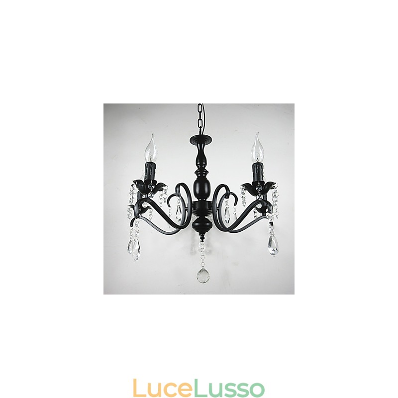 Illuminazione di novità Lampada in ferro battuto in stile europeo Originalità Individualità Decorazione Lampada a candela Lampadario