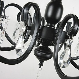 Illuminazione di novità Lampada in ferro battuto in stile europeo Originalità Individualità Decorazione Lampada a candela Lampadario