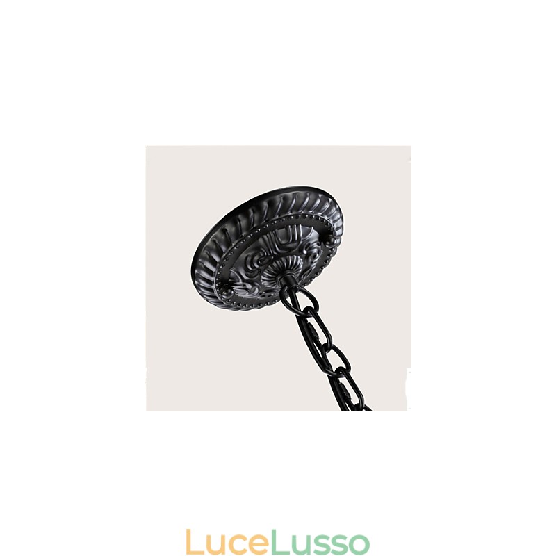 Illuminazione di novità Lampada in ferro battuto in stile europeo Originalità Individualità Decorazione Lampada a candela Lampadario