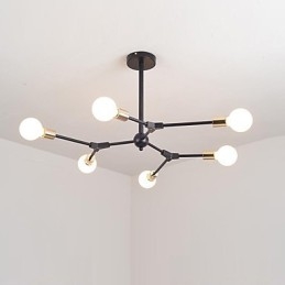 Lampada a sospensione tradizionale classica caratteristica della pittura per mini stile legno bambù