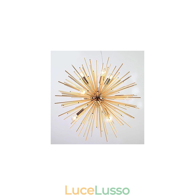 Retro Imitazione Rame Linea creativa 10 luci