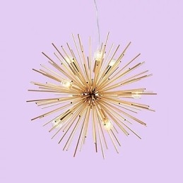 Retro Imitazione Rame Linea creativa 10 luci