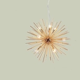 Retro Imitazione Rame Linea creativa 10 luci