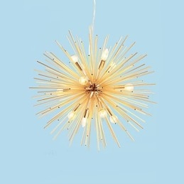 Retro Imitazione Rame Linea creativa 10 luci