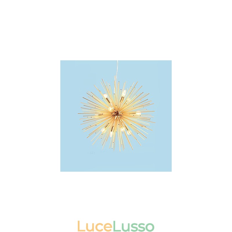 Retro Imitazione Rame Linea creativa 10 luci