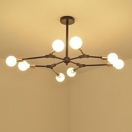 Lampada a sospensione tradizionale classica caratteristica della pittura per mini stile legno bambù