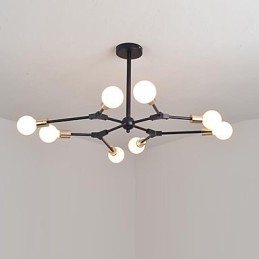 Lampada a sospensione tradizionale classica caratteristica della pittura per mini stile legno bambù