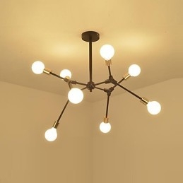 Lampada a sospensione tradizionale classica caratteristica della pittura per mini stile legno bambù