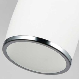 Lampada a sospensione moderna contemporanea in metallo integrata da 1 luce