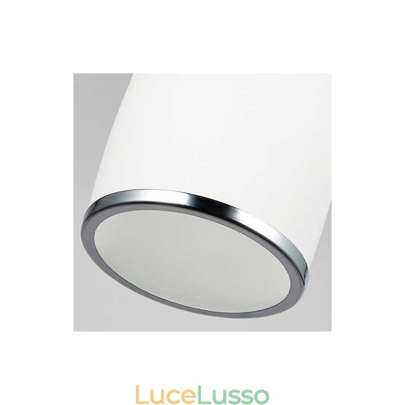 Lampada a sospensione moderna contemporanea in metallo integrata da 1 luce