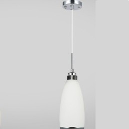 Lampada a sospensione moderna contemporanea in metallo integrata da 1 luce