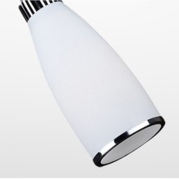 Lampada a sospensione moderna contemporanea in metallo integrata da 1 luce