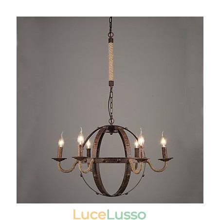 Lampadario Vintage Metallo Lampadario Vintage Metallo