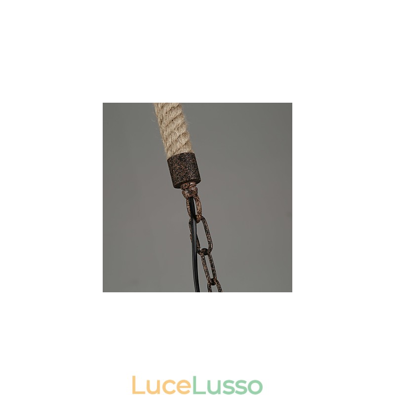 Lampadario Vintage Metallo