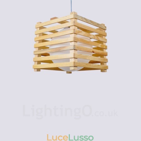 1 lampada a sospensione moderna in stile nordico contemporaneo in legno chiaro con paralume in vetro 1 lampada a sospensione moderna in stile nordico contemporaneo in legno chiaro con paralume in vetro