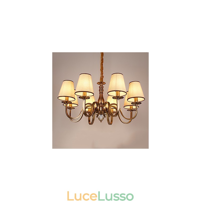Lampadario moderno contemporaneo in metallo
