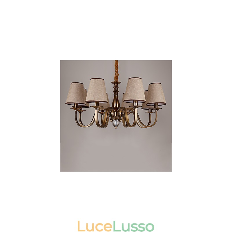 Lampadario moderno contemporaneo in metallo