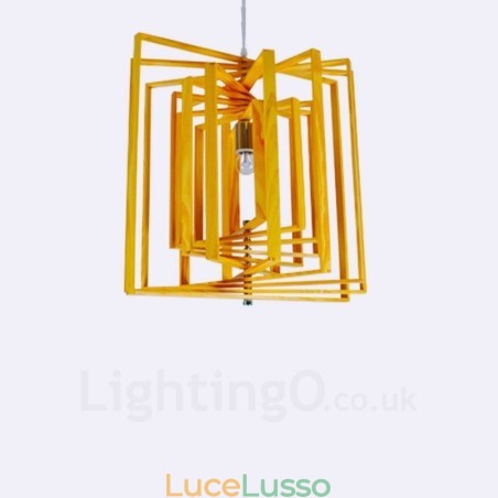 1 lampada a sospensione moderna in stile nordico contemporaneo in legno chiaro con paralume in legno 1 lampada a sospensione moderna in stile nordico contemporaneo in legno chiaro con paralume in legno