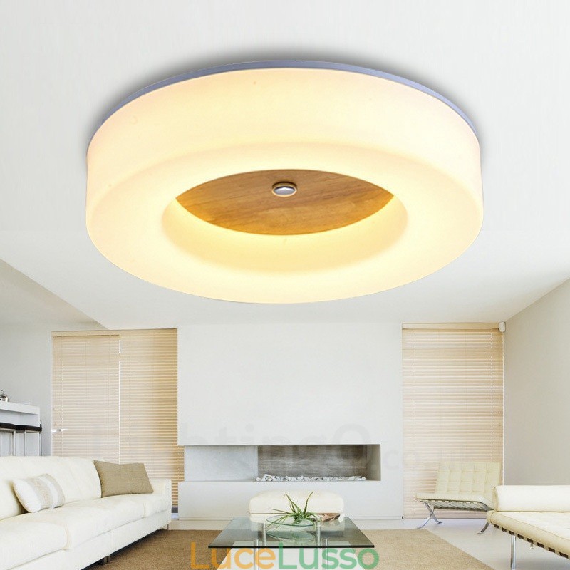 Plafoniere da soffitto moderne e contemporanee in stile nordico con paralume in acrilico